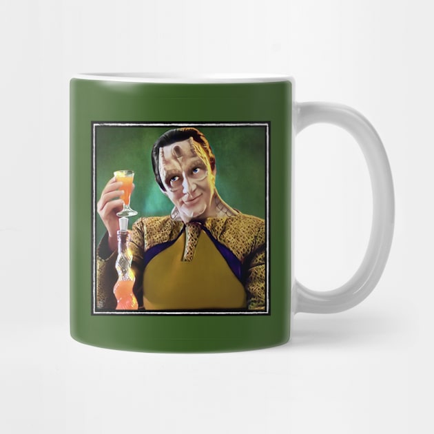 Cheers from Murder Lizard Coffee Cup Design by OrionLodubyal